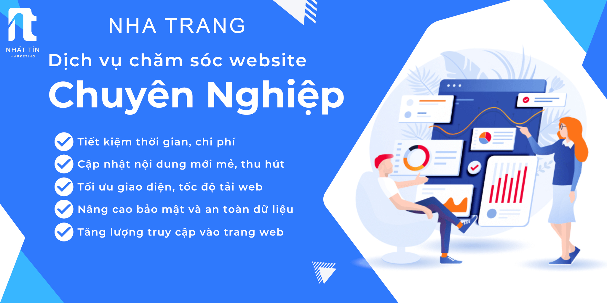 Tại sao nên sử dụng dịch vụ chăm sóc website Nha Trang