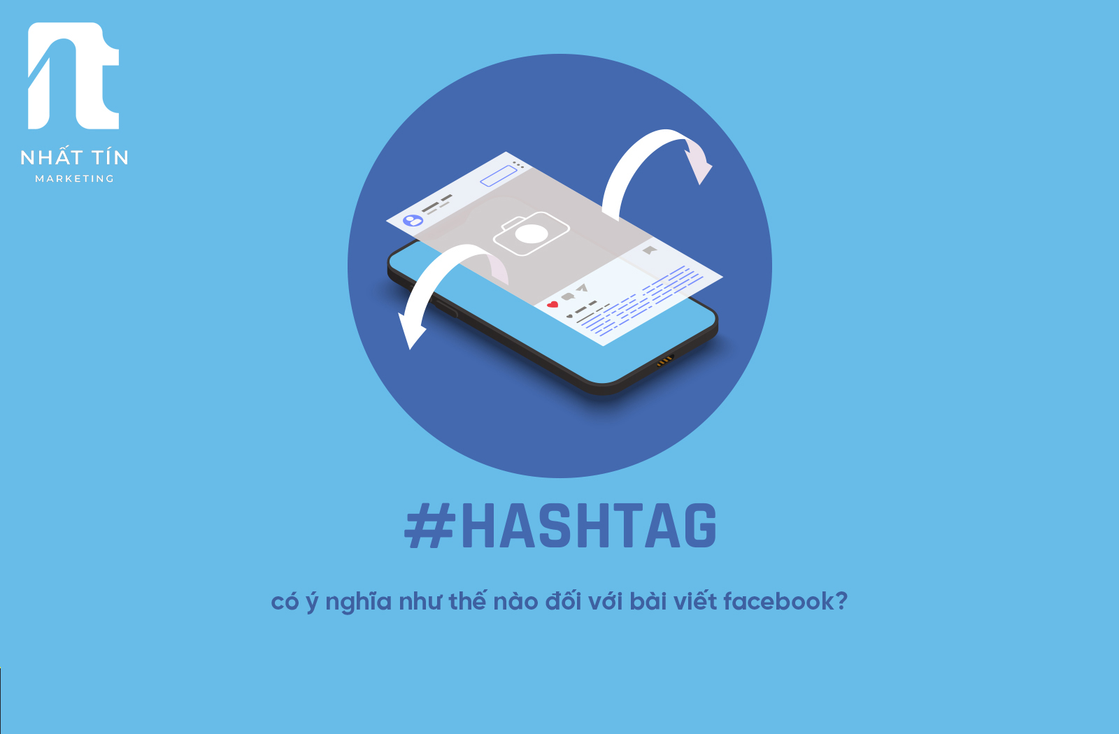 Hashtag dưới mỗi bài viết trên fanpage - tối ưu fanpage chuẩn seo