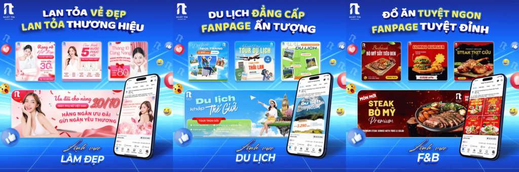 dịch vụ chăm sóc fanpage của nhất tín marketing