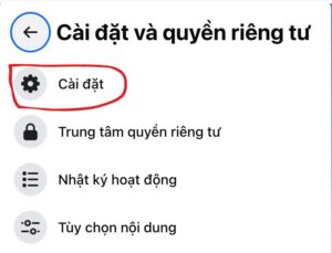 tài khoản facebook