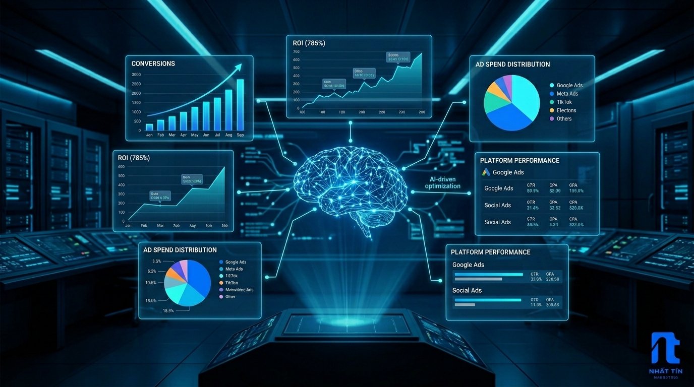 AI tối ưu quảng cáo digital marketing