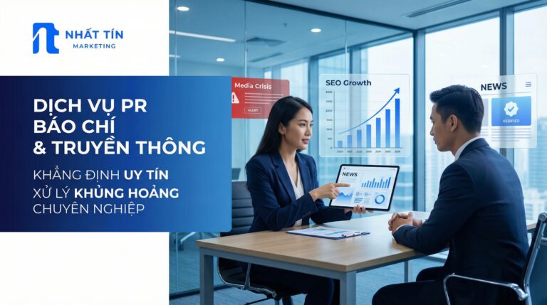 DỊCH VỤ PR BÁO CHÍ & TRUYỀN THÔNG: KHẲNG ĐỊNH UY TÍN, XỬ LÝ KHỦNG HOẢNG CHUYÊN NGHIỆP - NHẤT TÍN MARKETING