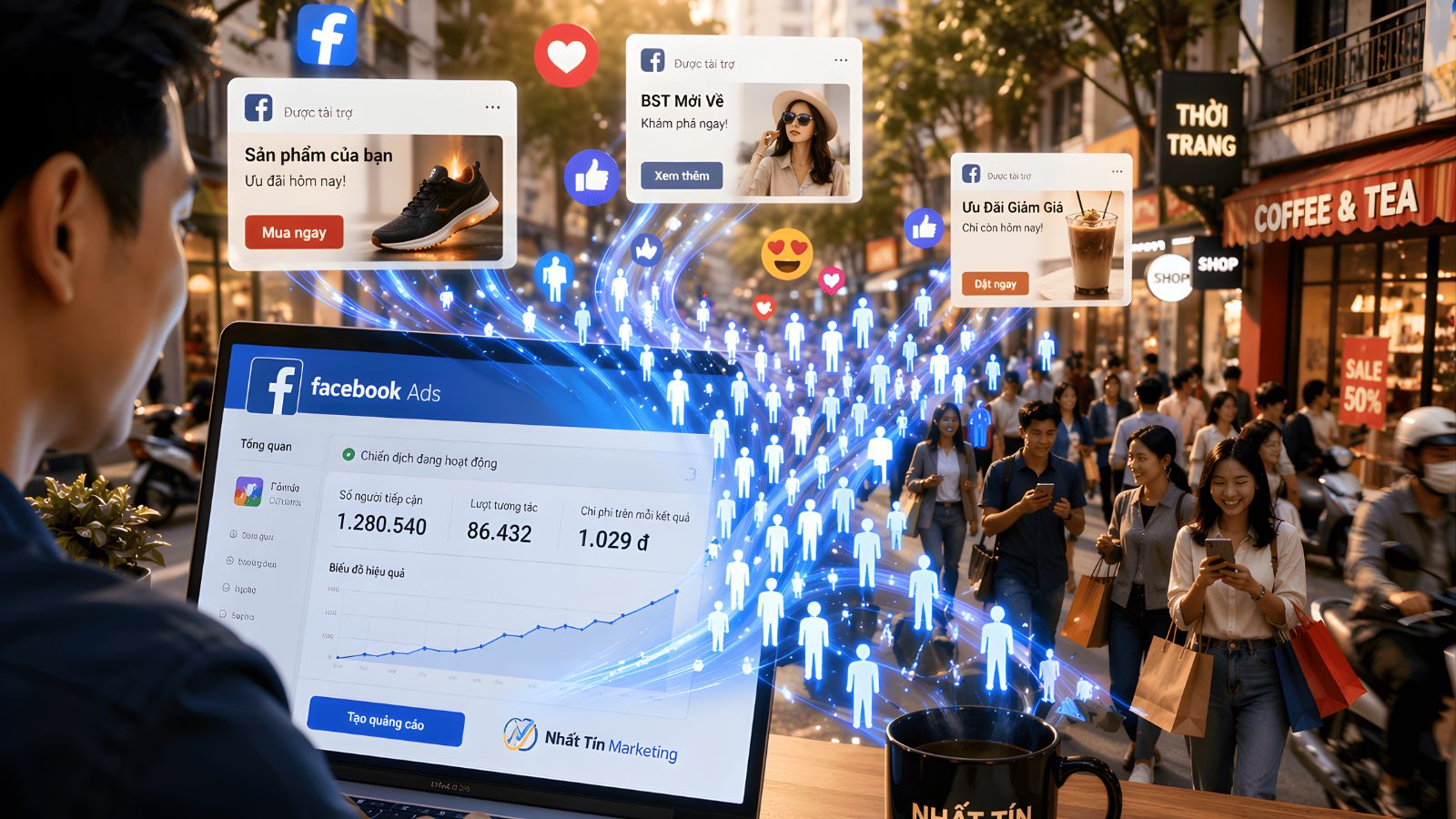 Dịch vụ quảng cáo Facebook tiếp cận hàng triệu khách hàng năm 2026