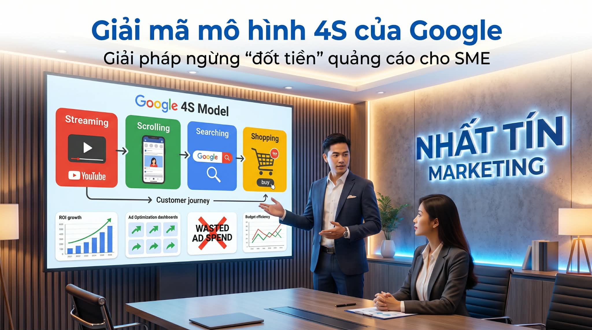 Giải mã mô hình 4S của Google và giải pháp ngừng "đốt tiền" quảng cáo cho SME.