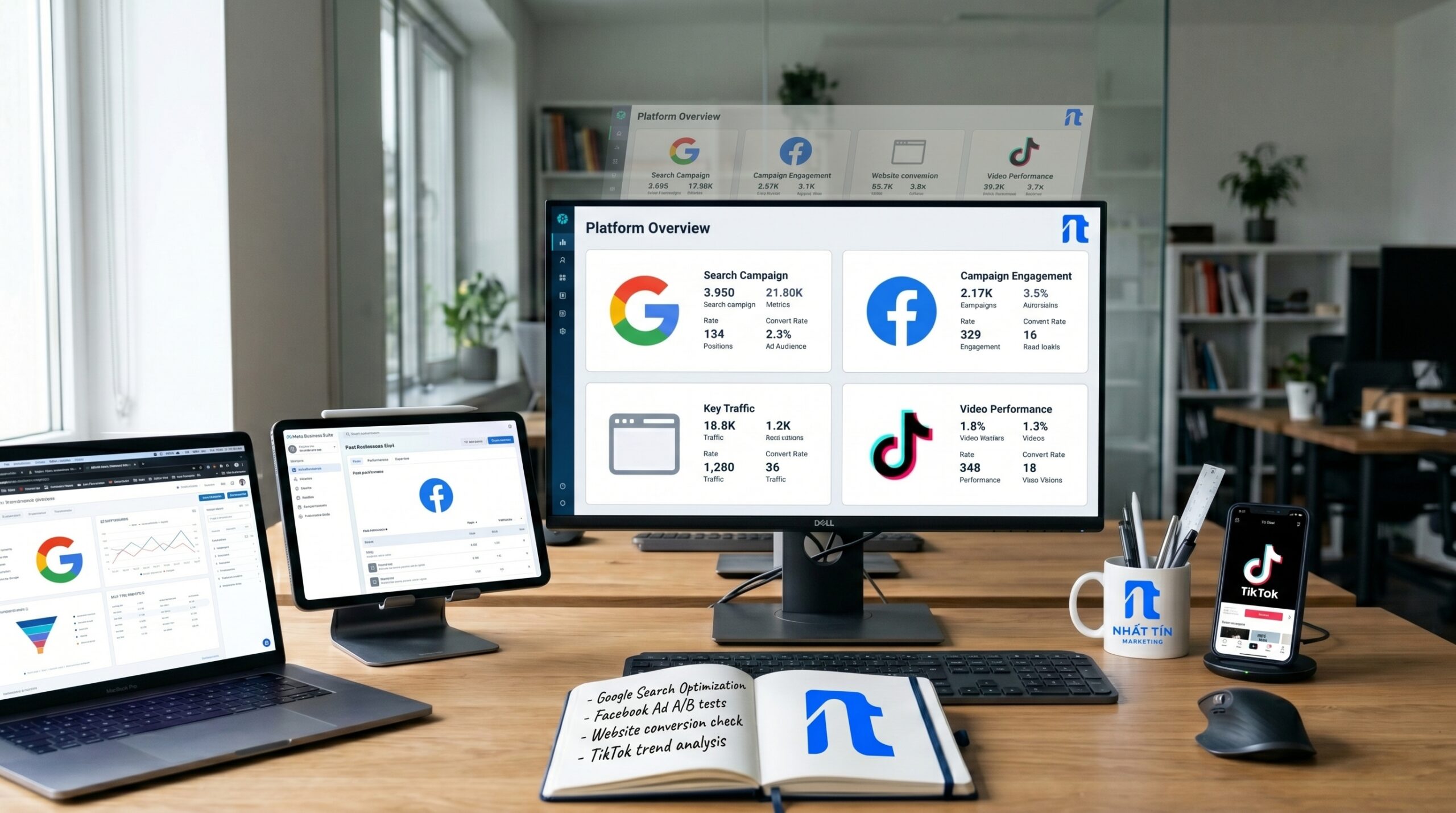 Tiếp cận đội ngũ chuyên gia và công nghệ marketing hiện đại