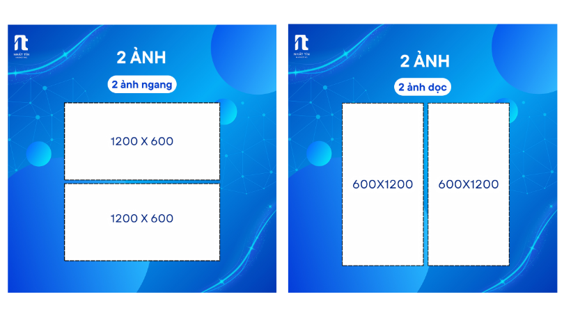 Các bố cục đặc biệt và kích thước ảnh Facebook dạng ngang, dọc