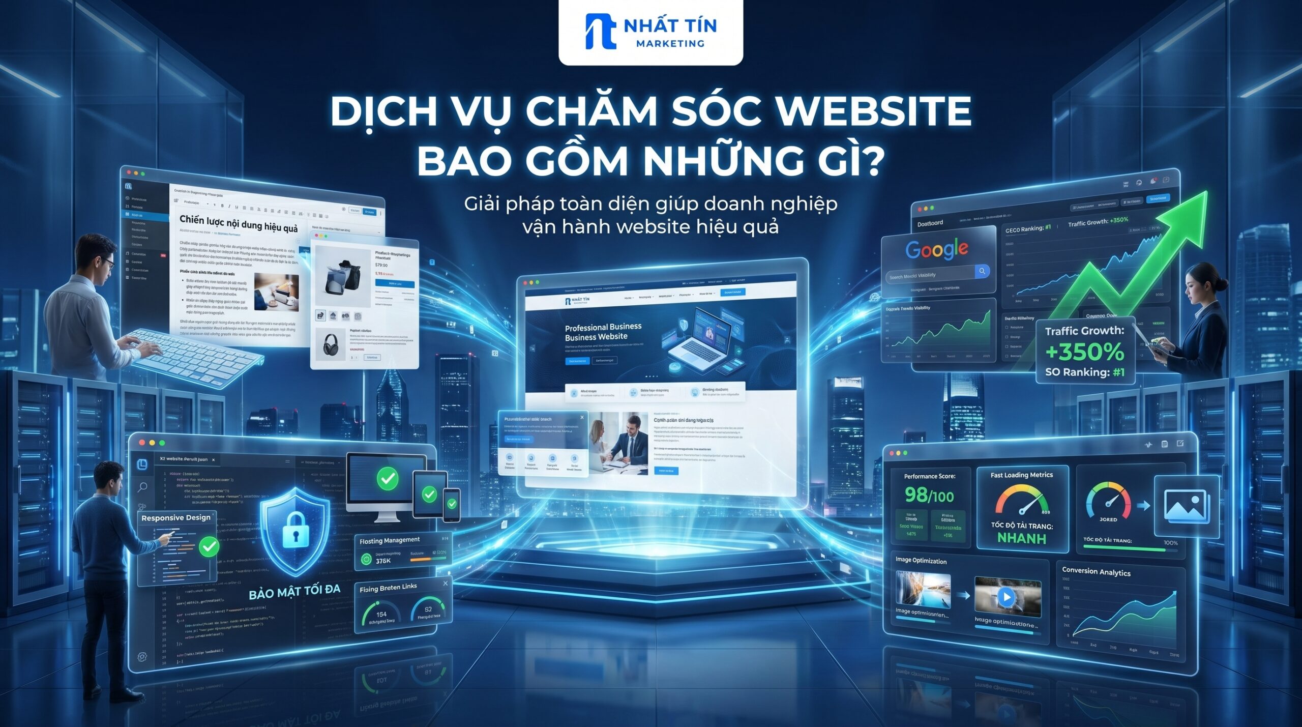 Dịch Vụ Chăm Sóc Website Bao Gồm Những Gì?