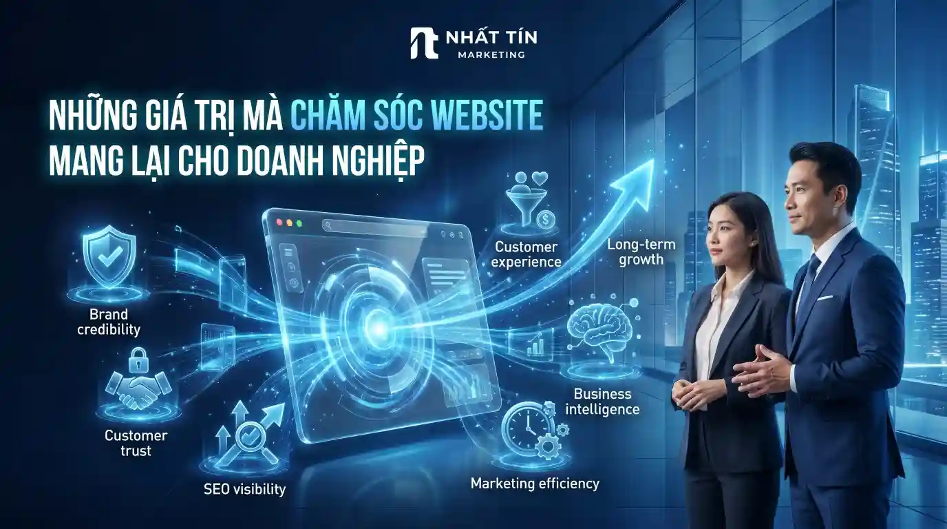 Những Giá Trị Mà Chăm Sóc Website Mang Lại Cho Doanh Nghiệp