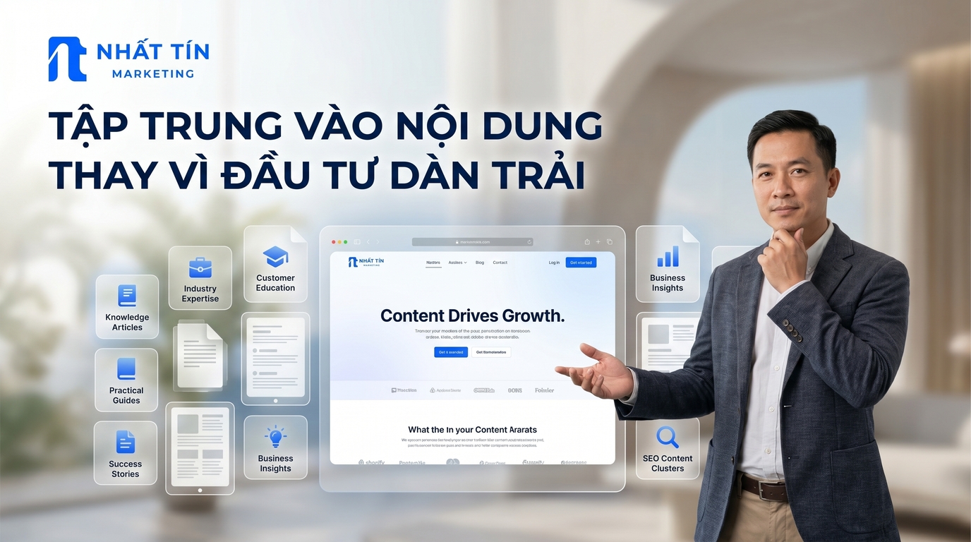 Tập Trung Vào Nội Dung Thay Vì Đầu Tư Dàn Trải