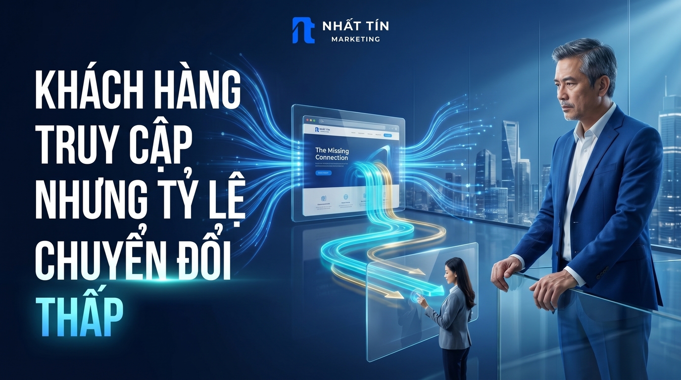 Khách Hàng Truy Cập Nhưng Tỷ Lệ Chuyển Đổi Thấp