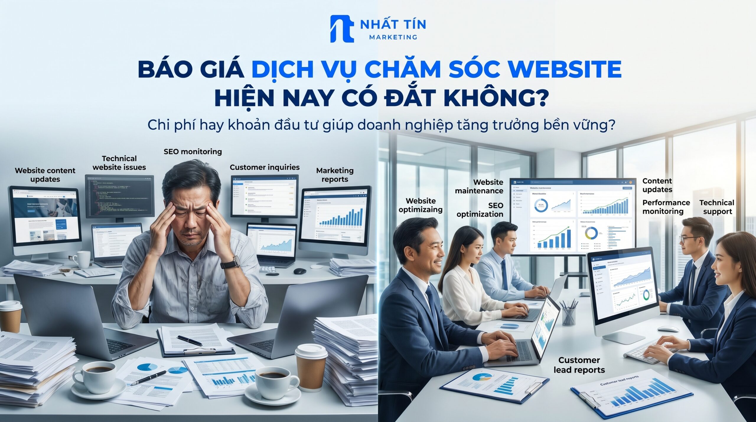 Báo Giá Dịch Vụ Chăm Sóc Website Hiện Nay Có Đắt Không?