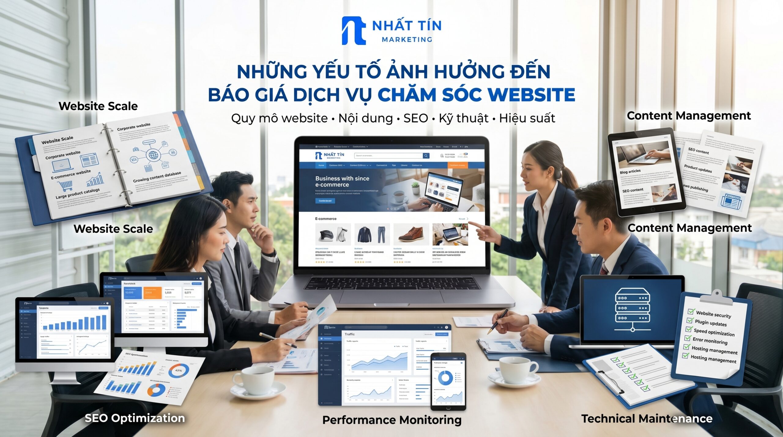 Những Yếu Tố Ảnh Hưởng Đến Báo Giá Dịch Vụ Chăm Sóc Website