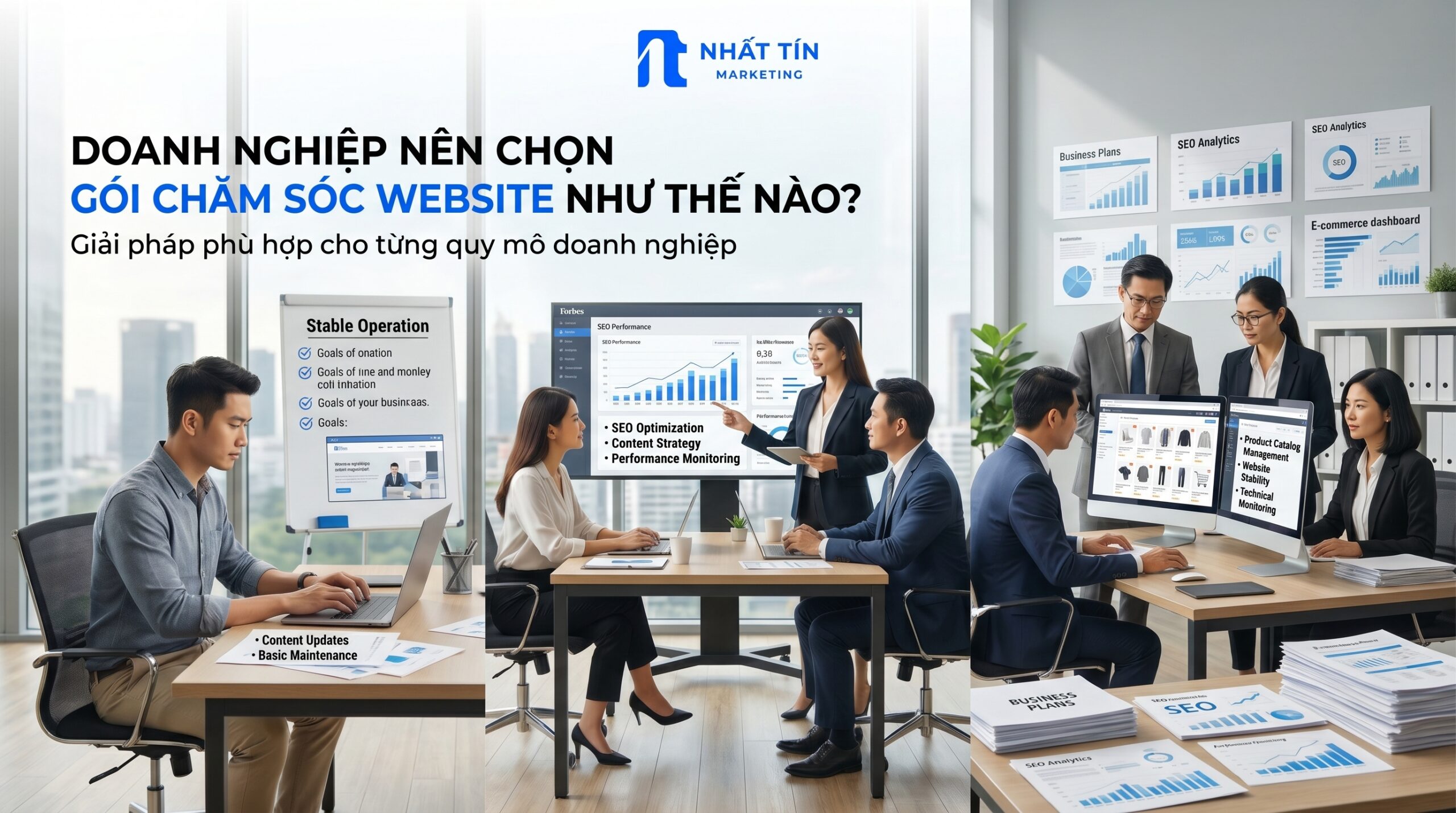 Doanh Nghiệp Nên Chọn Gói Chăm Sóc Website Như Thế Nào?