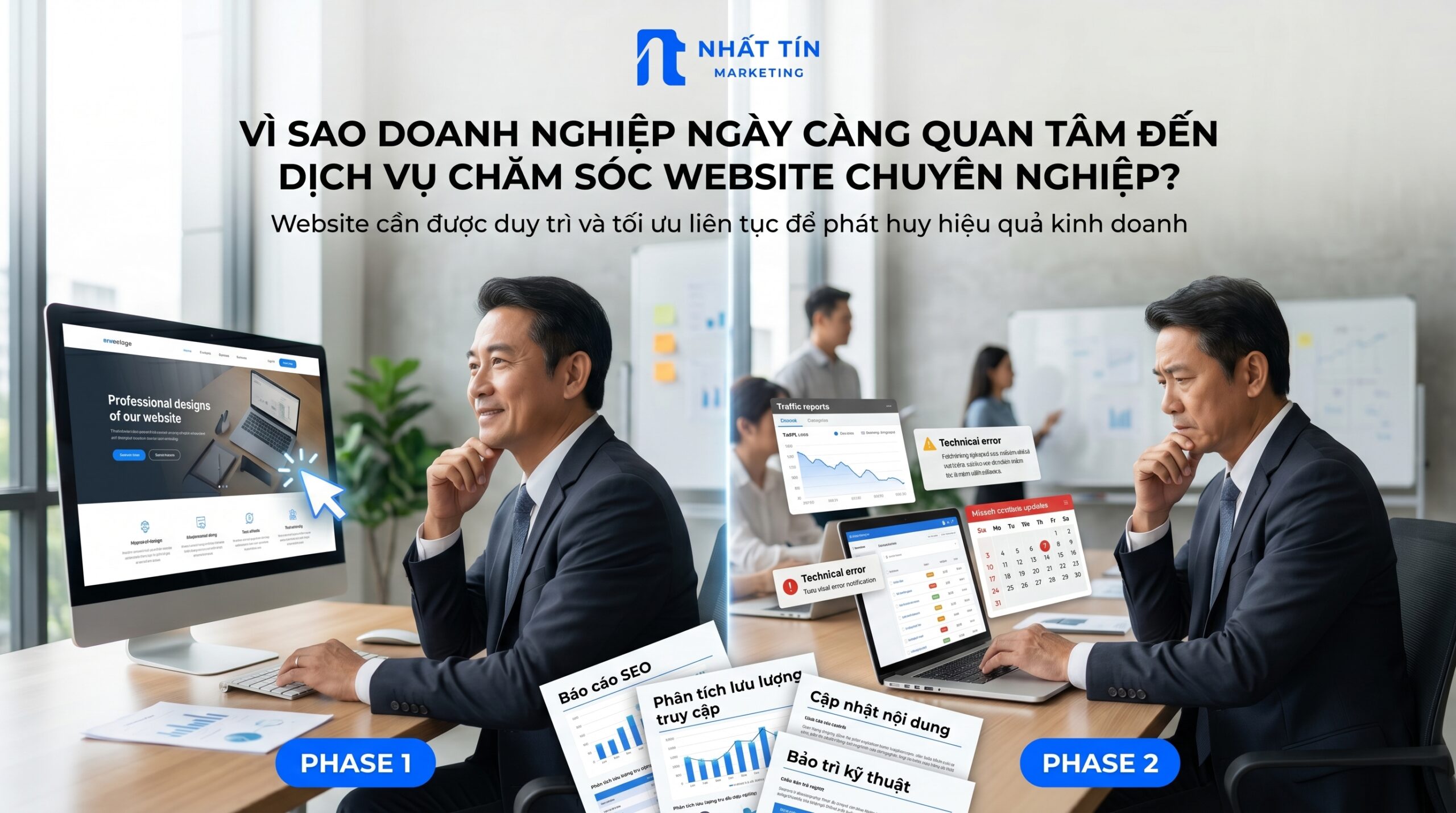 Vì Sao Doanh Nghiệp Ngày Càng Quan Tâm Đến Dịch Vụ Chăm Sóc Website Chuyên Nghiệp?