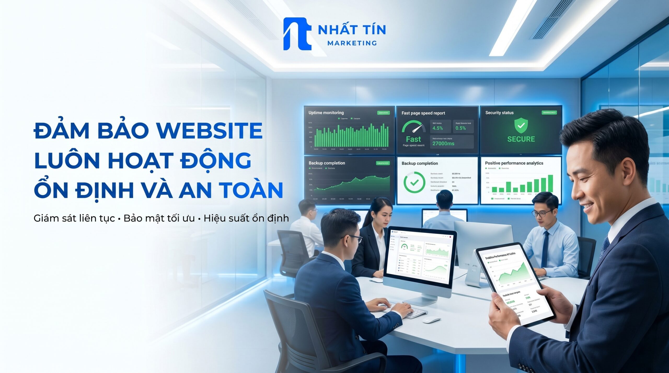 Đảm Bảo Website Luôn Hoạt Động Ổn Định Và An Toàn