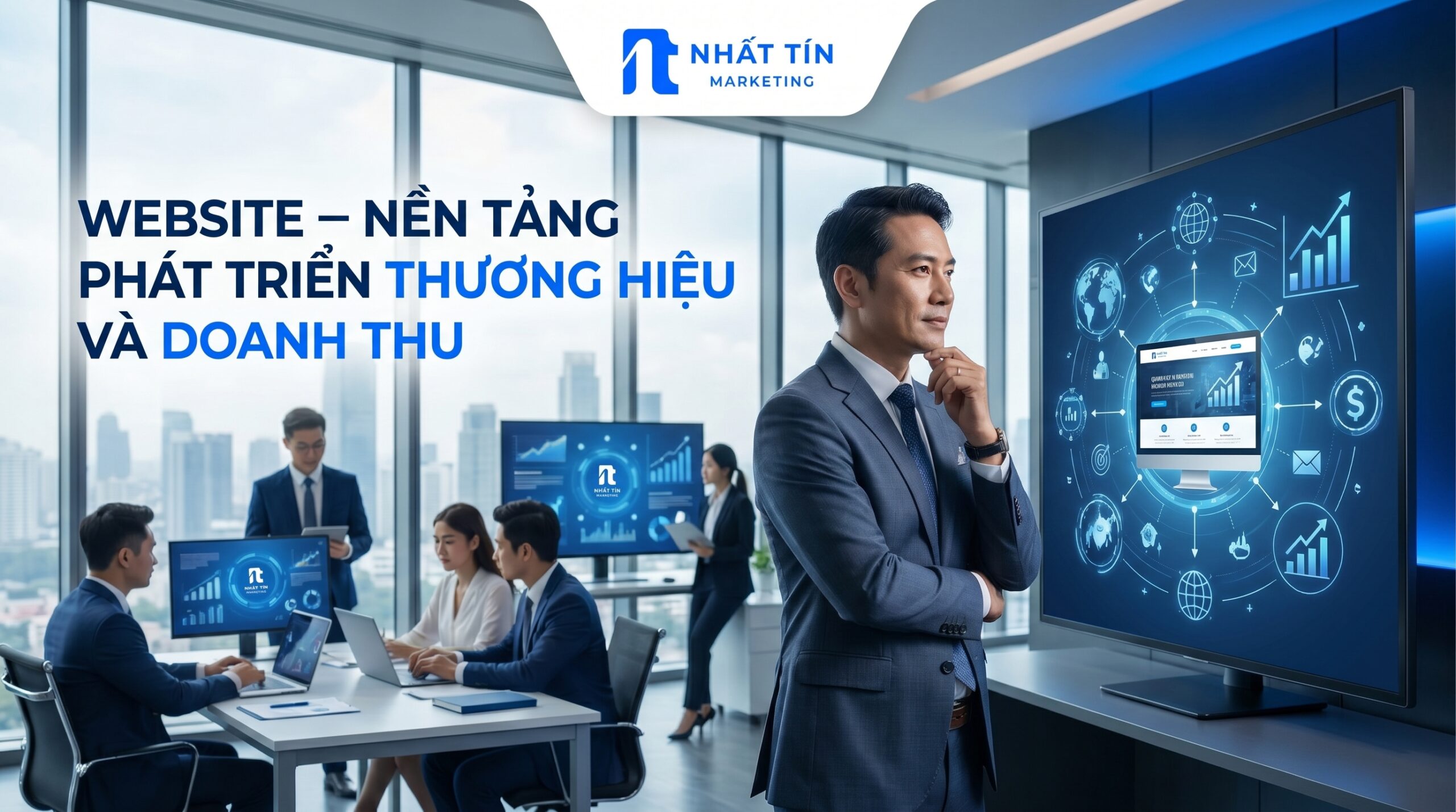 website là nền tảng phát triển thương hiệu và doanh thu 