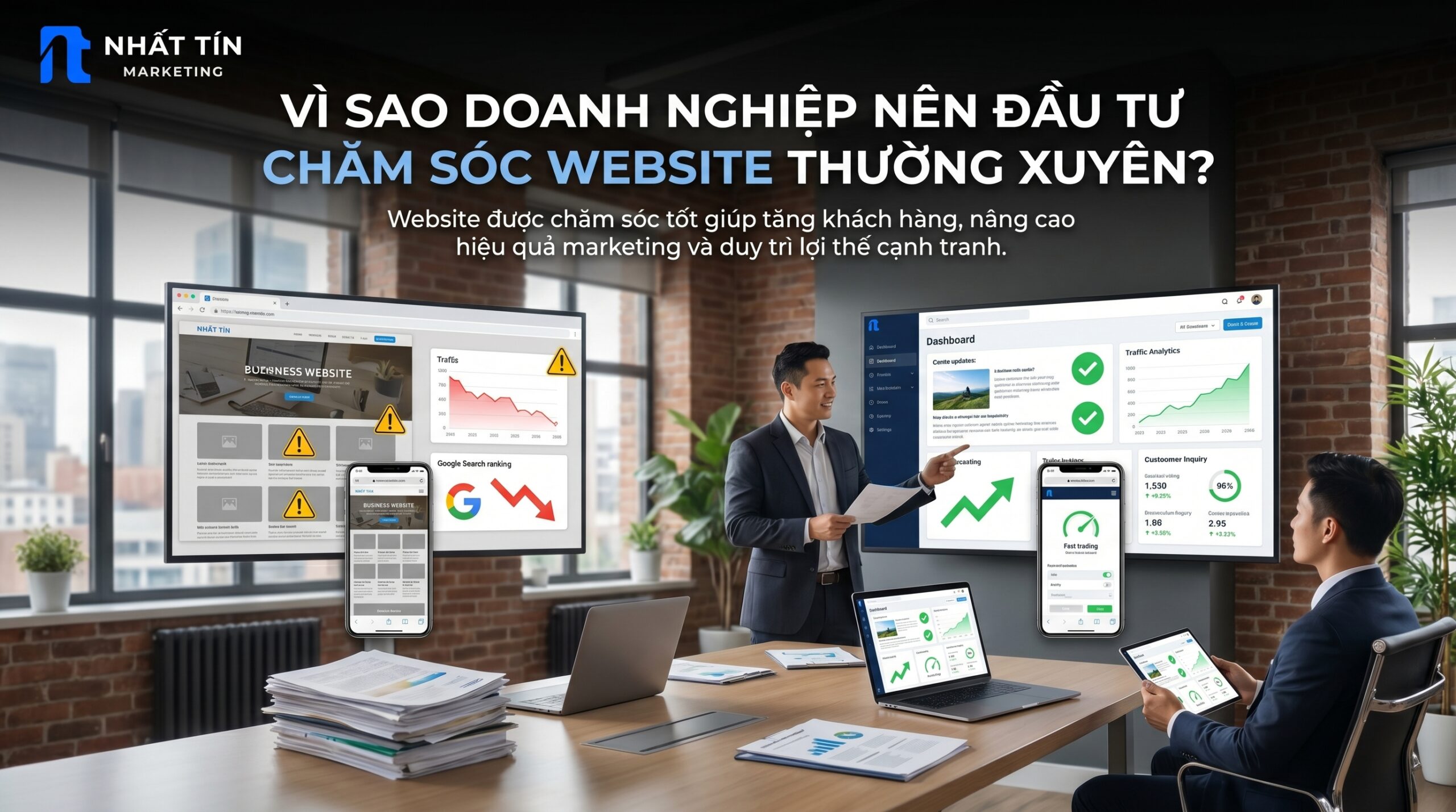 Vì Sao Doanh Nghiệp Nên Đầu Tư Chăm Sóc Website Thường Xuyên?
