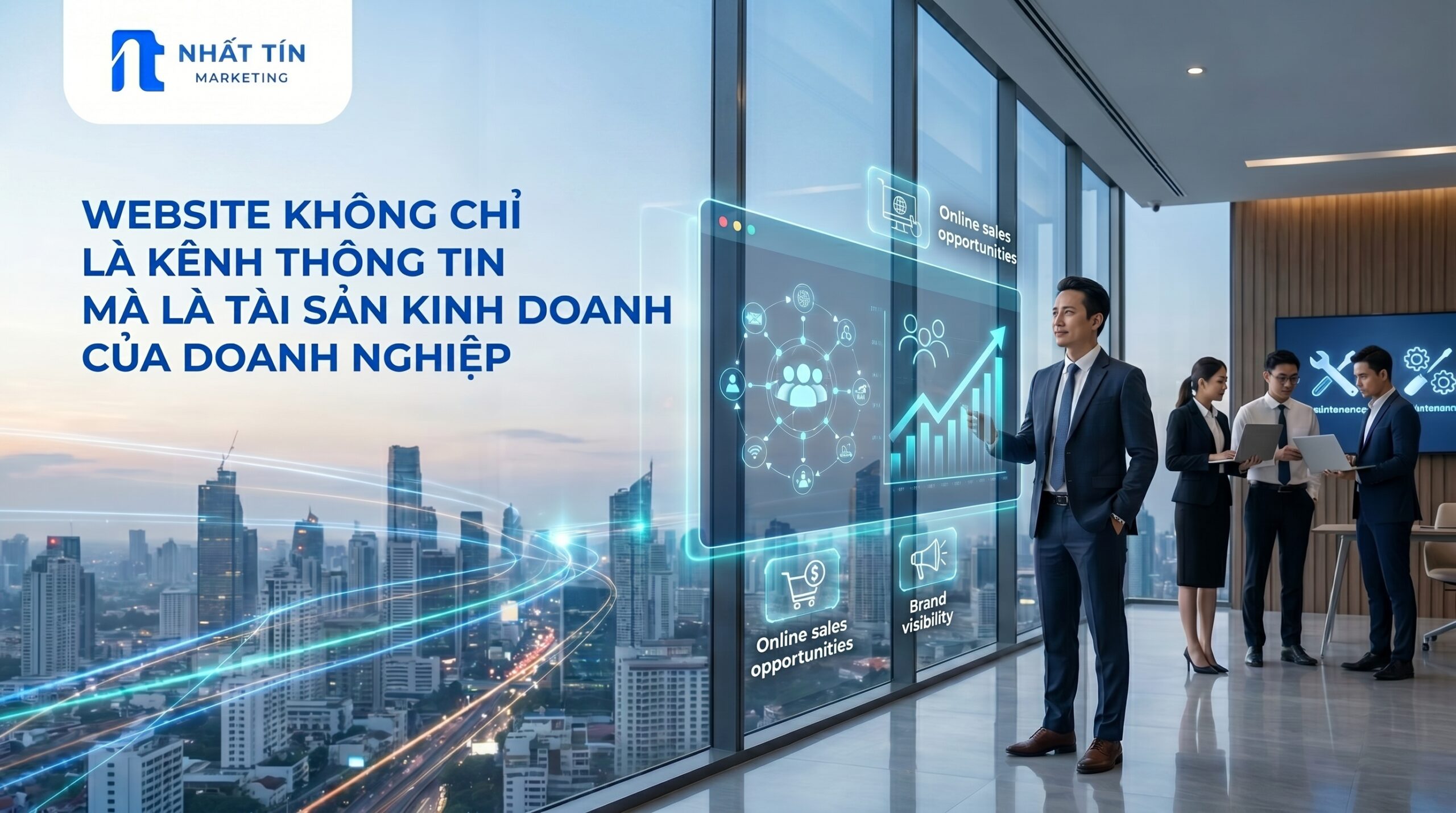 Website Không Chỉ Là Kênh Thông Tin Mà Là Tài Sản Kinh Doanh Của Doanh Nghiệp